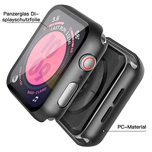 Misxi Hülle mit Displayschutz für 44mm Apple Watch SE3/SE2/SE/Series 6/5/4 – Ansicht 2