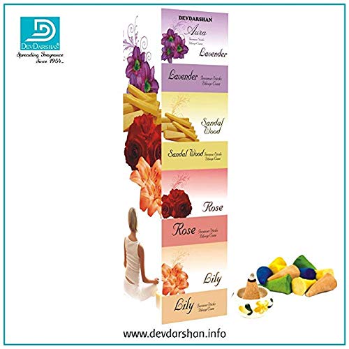 Buy finaldeals Pack of 12 Devdarshan Dhoop Incense Cones Pure Natural