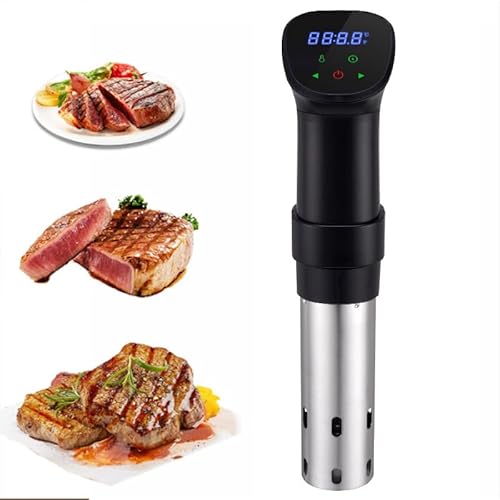 Sous Vide Machine, 3D Immersion Circulator with Waterproof Anti-dry Function & Temperature Control, Led Display Touch Panel Smart Thermal Cooker for Newbie (850W)
