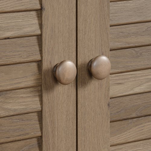 Sauder 416825 Harbor View Storage Pantry Cabinet, L: 35.43 Inch X W: 16.73 Inch X H: 61.02", Salt Oak thumb #7