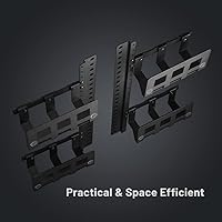 Vista 3 de WALL Soporte multidispositivo con 4 estantes + accesorios de montaje, accesorio para soporte de TV A2/V2/V2 CASTER/V3/V4/V5