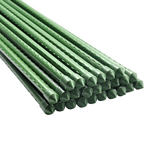 BTSD-home Garden Stakes 4 Ft Steel Plant Stakes Sturdy...