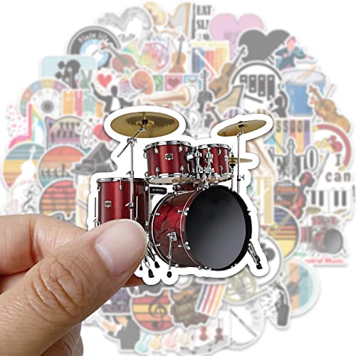 100pcs Orchestral Music Stickers Pack for Water Bottles Vinyl Waterproof Musical Instruments Stickers for Kids Teens Classical Music Aesthetic Stickers for Laptop Hydroflask Violin Music Stickers - Thumbnail 4