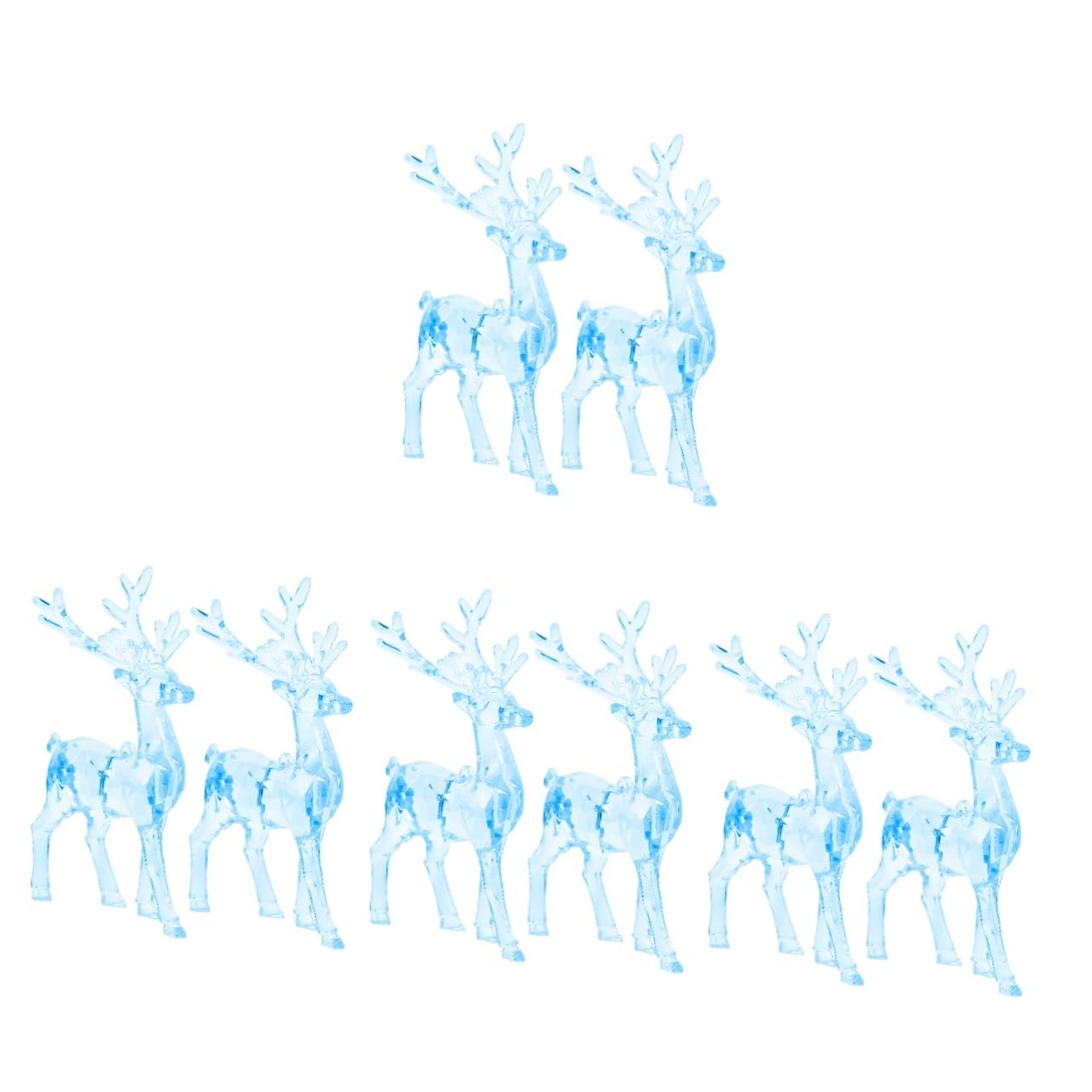 ABOOFAN Set Di 4 Ornamenti Per Albero Di Natale A Forma Di Pendenti in Acrilico A Forma Di Per Decorazioni Natalizie 2 Pezzi * 4