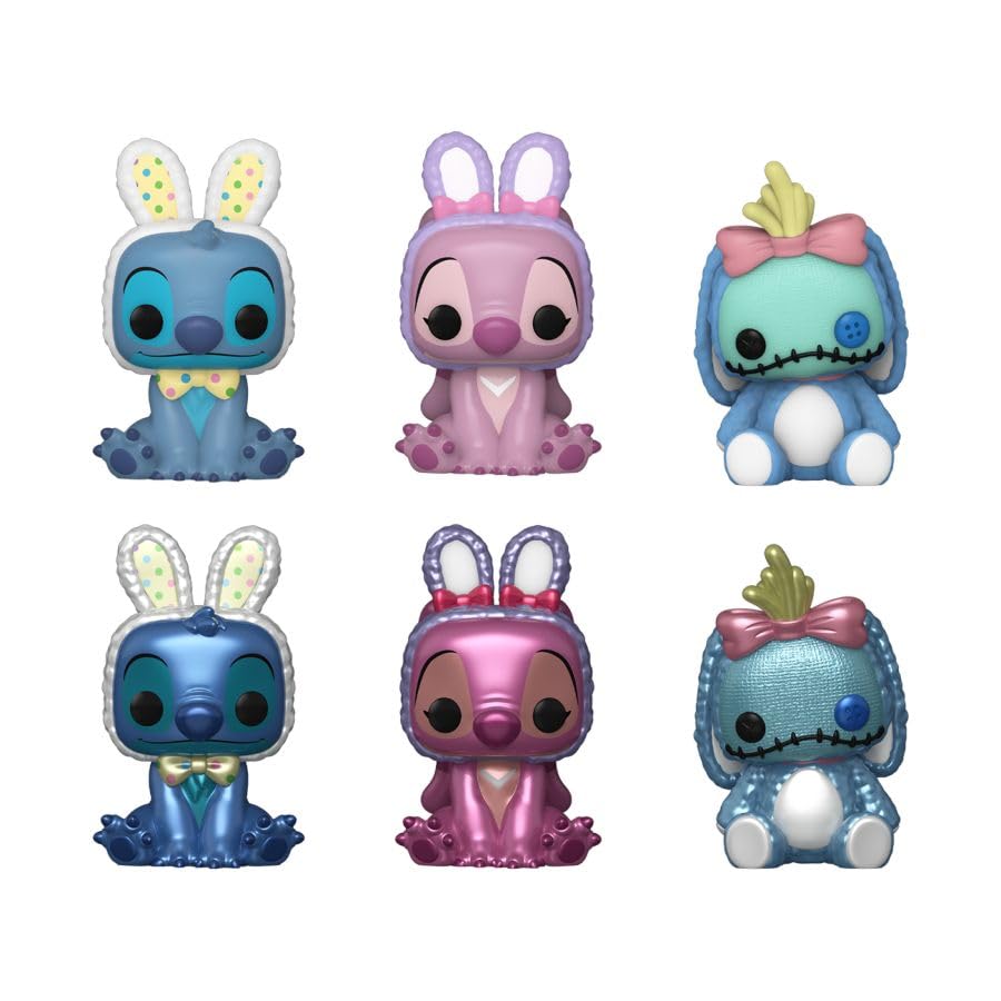 Funko Bitty Pop! Singles: Lilo & Stitch Eggs - 1 of 6 to collect - Styles Vary - Gift Idea - Party Bags Stocking - Cake Topper - 0.9 Inch (2.2 Cm) - Collectable Figure