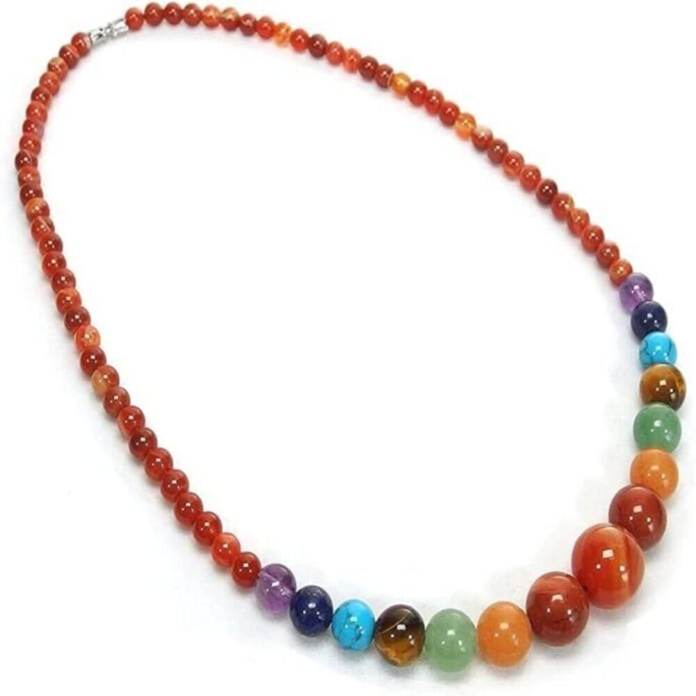 See full amazon price history chart for GEMTUB Handcrafted Natural 7 Chakra Beads Necklace Set in Red Aventurine Crystal Necklace for Women and Girls Ideal for Reiki Healing and Crystal Healing GEMTUB Handcrafted Natural 7 Chakra Beads Necklace Set in Red Aventurine Crystal Necklace for Women and Girls Ideal for Reiki Healing and Crystal Healing (B0CXSSNJZ5) Amazon Price History, Amazon Price Tracker
