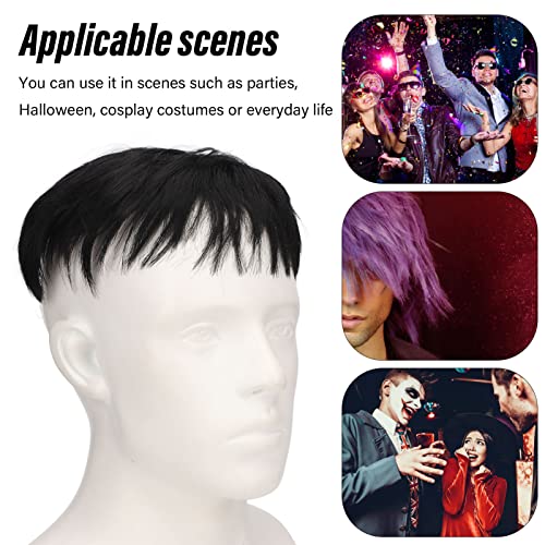 Men Short Toupee Wigs - Handsome Comfortable Breathable Men Hair Topper Wig - Image 4
