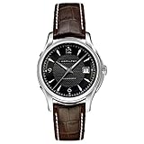 Wasserdichtigkeit: 5 bar Hamilton Herren-Armbanduhr XL Analog Automatik Leder H32515535
