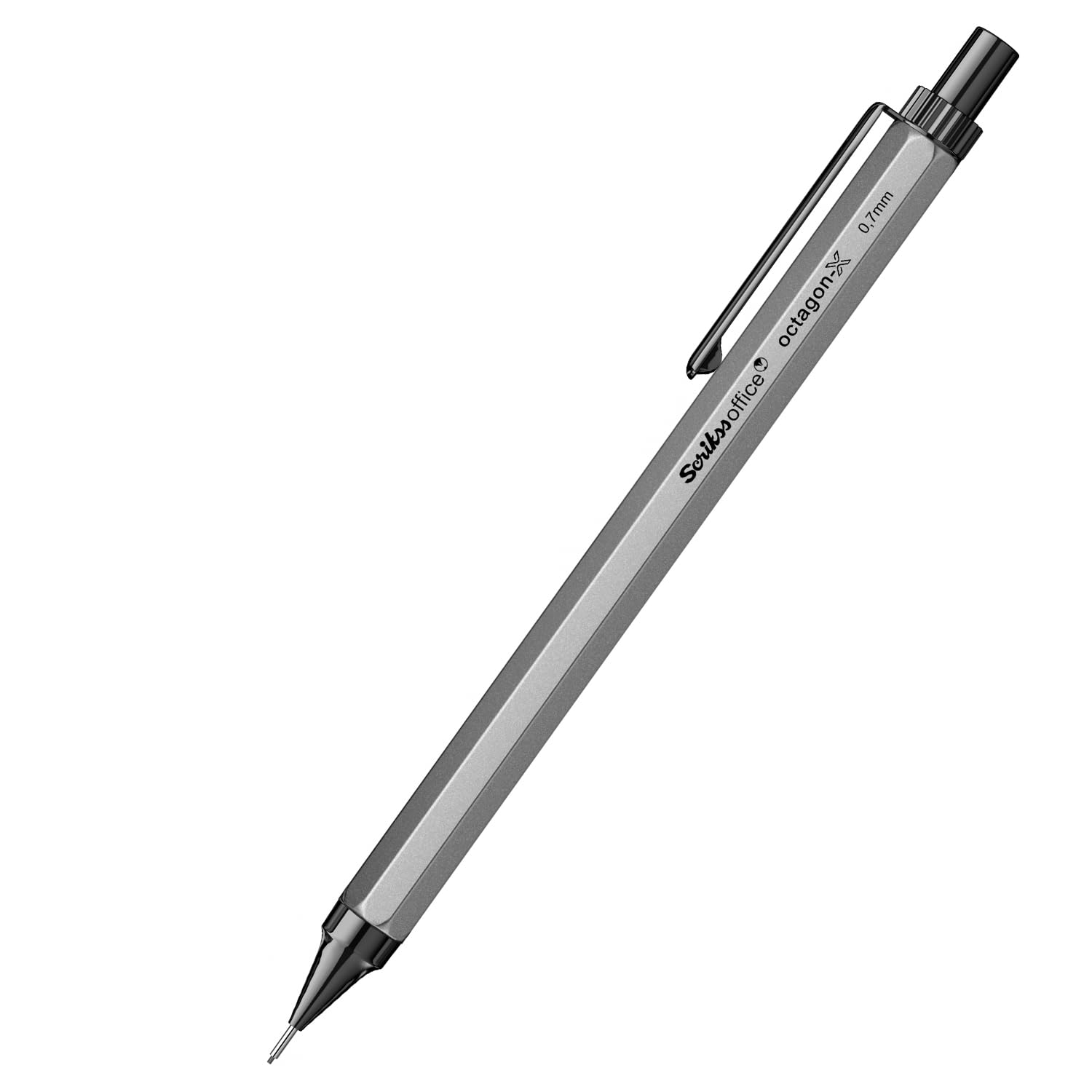 Scrikss Office Octagon X Versatil Kalem 0.7 Mm Antrasit
