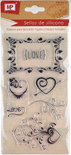 MP PM195-53 - Timbro per scrapbooking, trasparente...