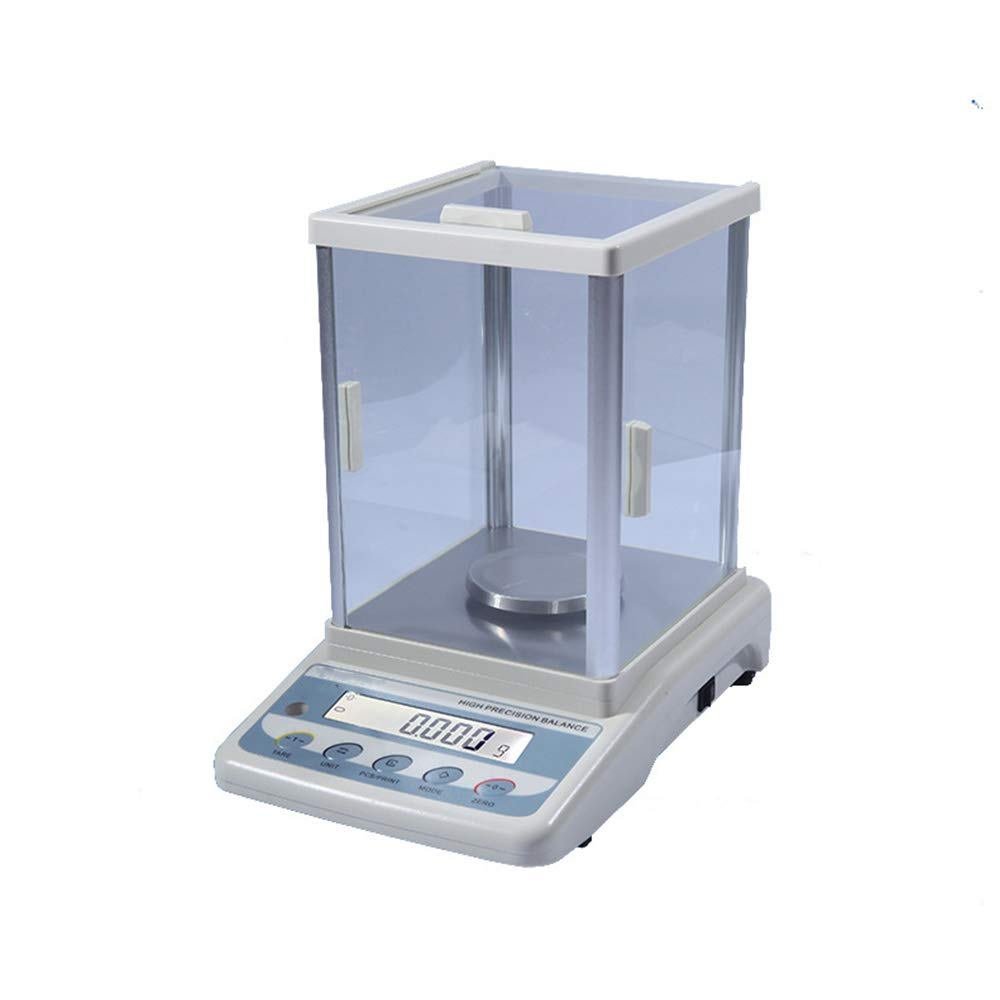 Digital Precision Electronic Scale Lab Analytical Balance High Accurate Scientific 1mg Weighing Jewelry Scales with Windshield