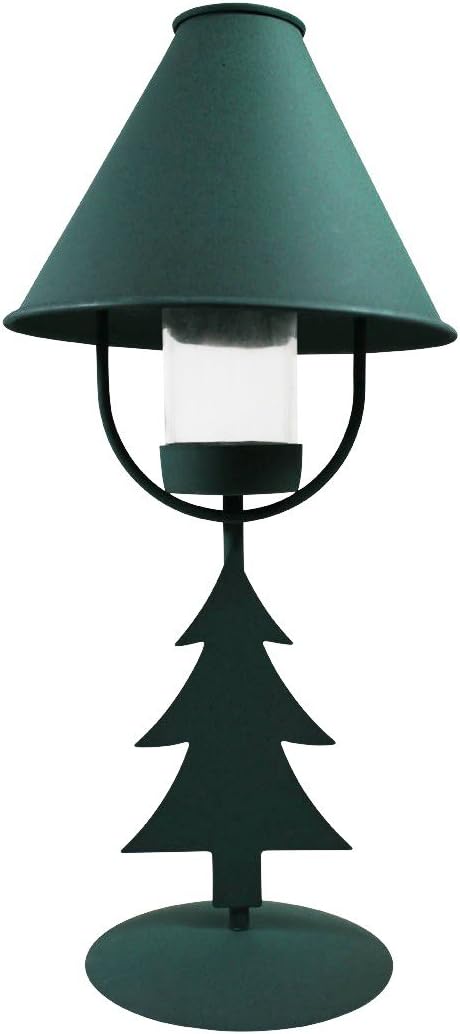 Renovator's Supply Night Light Christmas Tree Table Lamp Antique Green Metal Christmas Decor