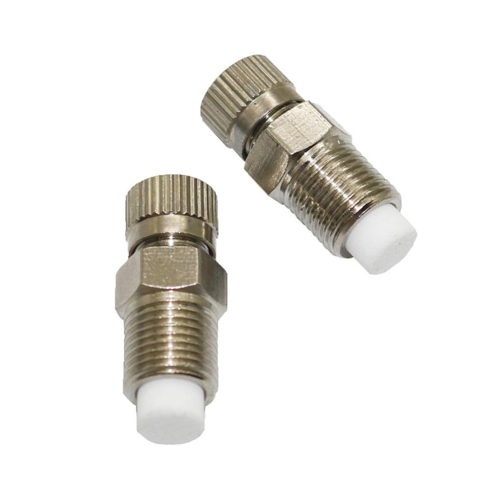 Bewässerungs-Tropfdüse, 2 Stück, Hochdruck-Nebelnebel-Zerstäubungssprinkler für Gartenbewässerung, Kupfer-Anti-Tropf-Kühlsprüher