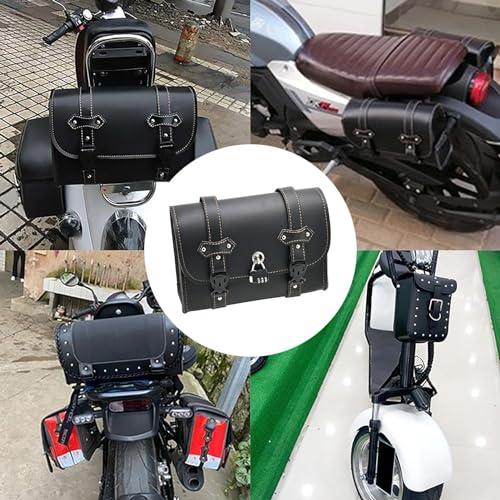 Sac de fourche pour moto résistant à l'eau avec sangles de fixation