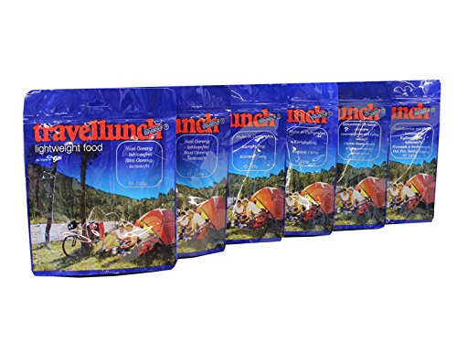 6 x 125 g Travellunch de comidas con pollo, comida seca