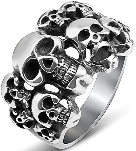 Jude Jewelers Stainless Steel Gothic Skull Vintage Antique Style ...
