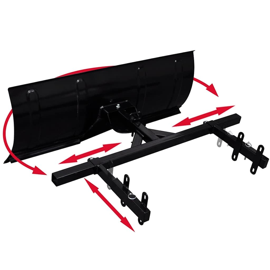 vidaXL Schneeschild für Schneefräse Verstellbar 100x44cm 85cm Schneeschieber