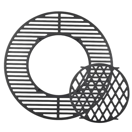 soldbbq 8835 Cast Iron Grill Grates for Weber 22" Kettle