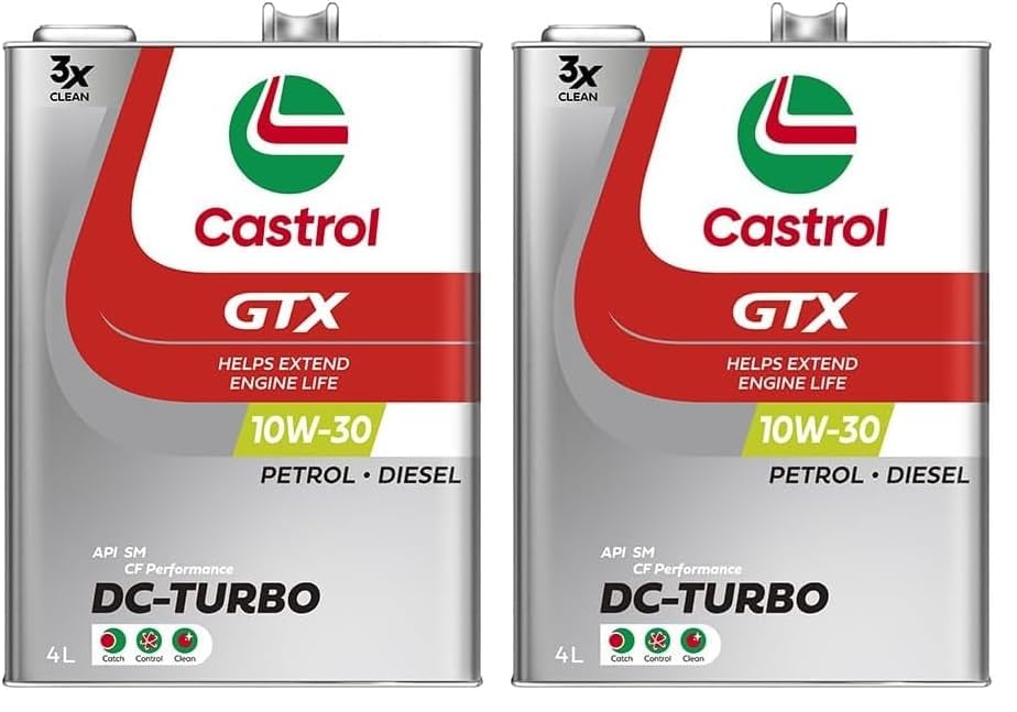 Amazon | Castrol(カストロール) エンジンオイル GTX DC-TURBO 10W-30