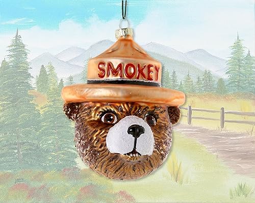 Smokey | Cody Foster Vintage-Inspired Glass Blown Collectible Christmas Ornament