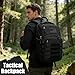 PRYXON Military Tactical Backpack for Men - Molle Army 3 Days Assault Pack Out Bag Hiking Rucksack (Black, 25L)