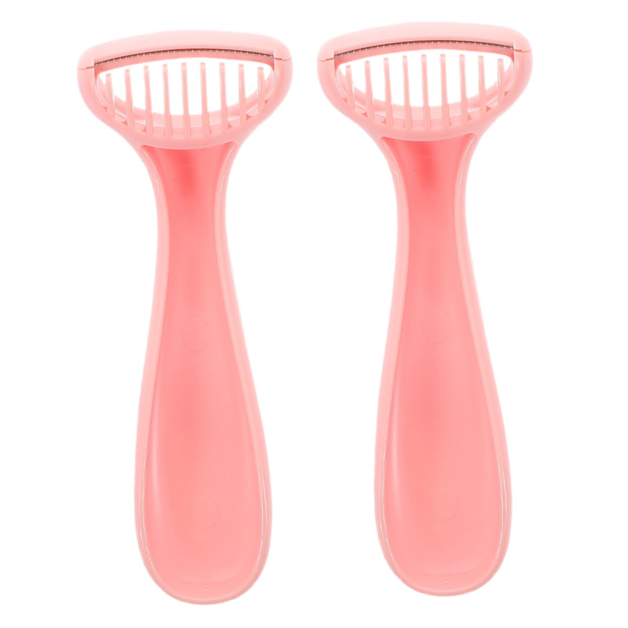 Healeved 2pcs Women's Painless Hair Remover Tool Manual for Legs Underarms Sensitive Areas Portable Razor for Daily Use Travel Durable Blades for Grooming