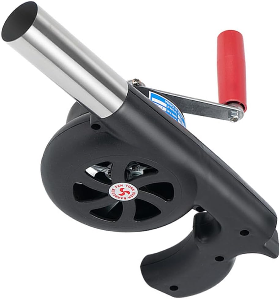 Mipcase 4pcs Hand Crank Blower Portable Fire Blower for BBQ Lightweight Outdoor for Camping Ignition Easy to Carry for Picnics and Parties