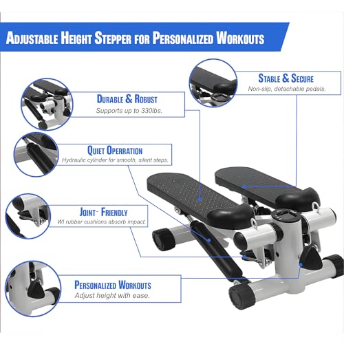 Mini Steppers for Exercise Workout Machine | Home Cardio Mini Stepper Machine | Step Machine Exerciser for Home Fitness - Image 4