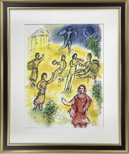 マルク・シャガール　リトグラフ シャガール 【マルク・シャガール】 リトグラフ「女軽業師