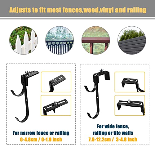 Ganchos para Varas de Piscina | 2 peças Ganchos de Cerca de Piscina de Alumínio para Equipamento de