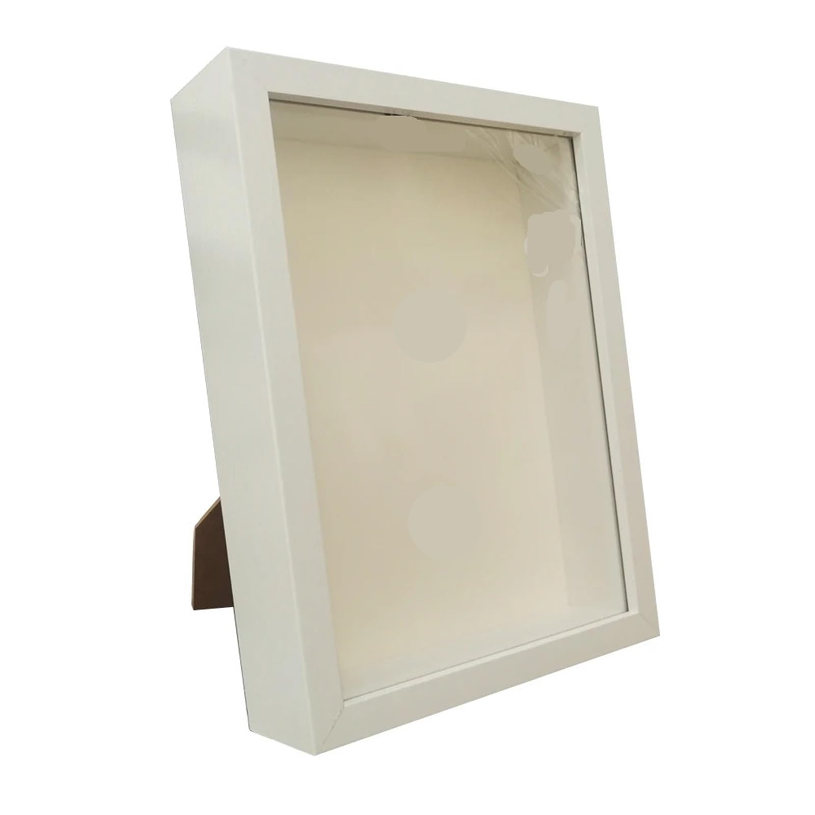 Shadow Boxes Shadow Box Frames Bouquet Display Flower Case Depth 3cm Wooden Photo Frame For Displaying Three-Dimensional(White frame,10X15cm 6inch)