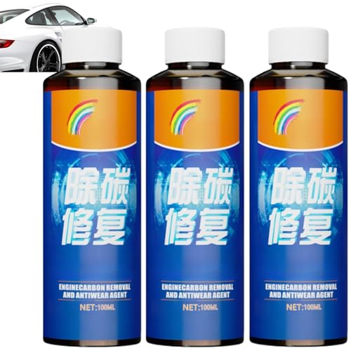 peehss Organic Engine Anti-Wear Protection Agent, Engine Carbon Removal Repair Agent, Highly Effective Engine Anti-Wear Protectant, Engine Agent Protector, Carbon Removal andRepair Oil for Car (3pcs)