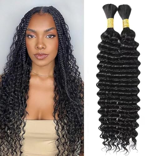 Extensions cheveux humains bouclés tresses bohèmes humides