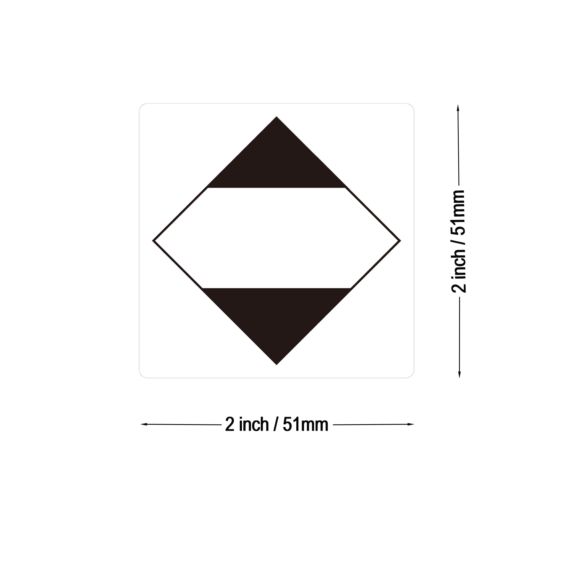 ORM-D Shipping Labels - 300 Diamond Hazard Stickers -2