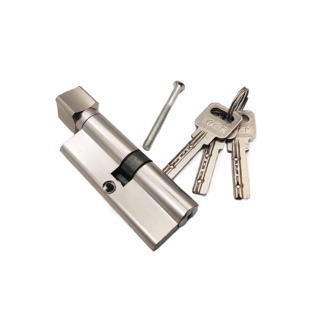 Tangsiyang 8 Barrel Lock Door Cylinder Lock Biased 70Mm 3 Keys Anti-Theft Entrance Ab Home Interior Bedroom For 35-50Mm Thickness(8)