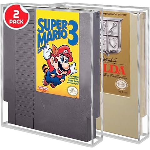 EVORETRO Acrylic Display Protector for NES Cover