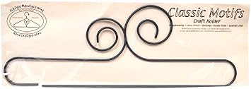 Classic Motifs Double Scroll 16 Inch Split Bottom Craft Holder