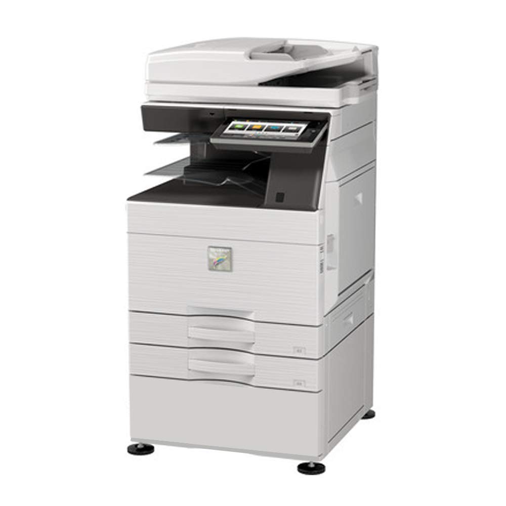 Sharp MX-6070V A3 Color Laser Multifunction Copier - A3/A4, 60ppm, Copy, Print, Scan, Auto Duplex, Mobile Print, Network, Wireless 2 Trays, Center Exit Tray, Stand (Demo Unit) (Renewed)