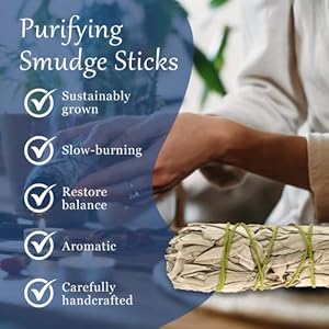 Premium White Sage Smudge Sticks, Sage Bundle, Spiritual Cleansing, Sage Smudge Kit, Slow Burning Sage Sticks, Dried Herbs for Meditation Accessories 3 Pk of 4" Bundles - Alternative Imagination Premium White Sage Smudge Sticks Sage Bundle Spiritual Cleansing Sage Smudge Kit Slow Burning Sage Sticks Dried Herbs for Meditation Accessories 3 Pk of 4 Bundles Alternative Imagination