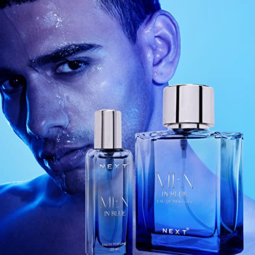 Image of NEXT CARE MEN IN BLUE Long Lasting Eau de Perfume for Men | Luxury Fragrance Combo Pack of -100ml+20ml
