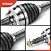 A-Premium CV Axle Shaft Assembly Compatible with Mazda CX-7 2007-2012 2.3L, CX-9 2007-2015, Front Left Driver Side, Replace# GP312560XB, GP312560XD