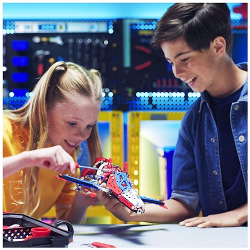 MECCANO MALLETTE DE CONSTRUCTION 5 MODELES 5 Modèles Iconiques Aux Couleurs De La France A Construire Mallette de Rangement Jeu Construction Meccano Avec 2 Outils Jouet Enfant et + - vue 8