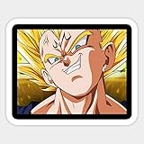 Majin Vegeta Decal Sticker - Sticker Graphic - Sticks to Any Flat Surface