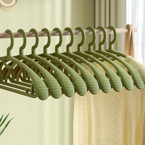 Cintre pour pull sans bosse dressing ordonné sans plis lot de 10 vert - 7