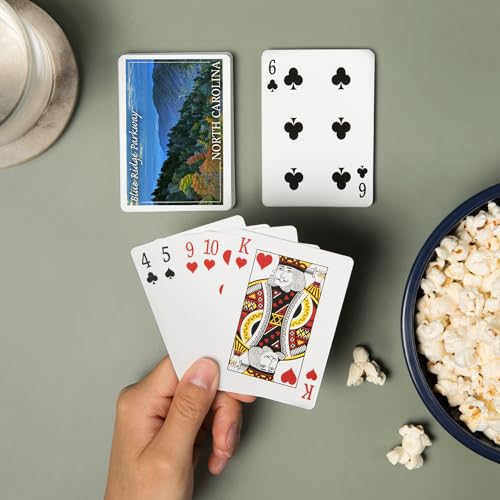 Baraja de cartas Poker Blue Ridge Parkway 52 naipes miniatura 2