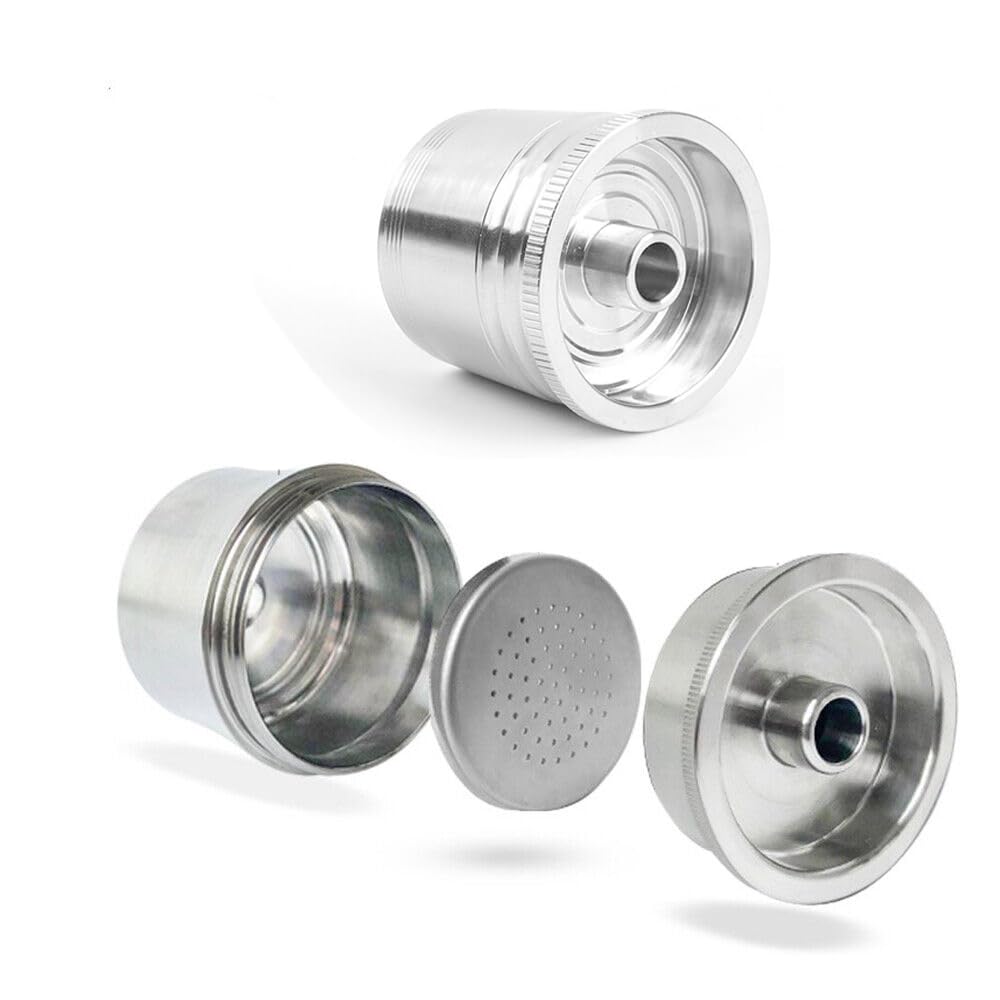 XBERSTAR Stainless Coffee Pods Reusable Capsules Cup for illy/Nespresso Coffee Maker Reusable Stainless Steel Coffee Capsule Shells