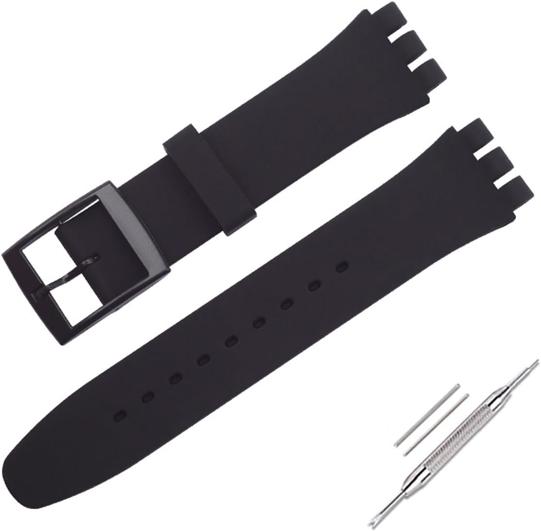 Watch Strap for Swatch, Silicone Waterproof Watch Strap