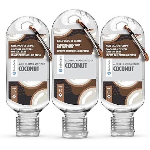 Palm Safe Coconut Anti Bacterial Hand Sanitiser Cover