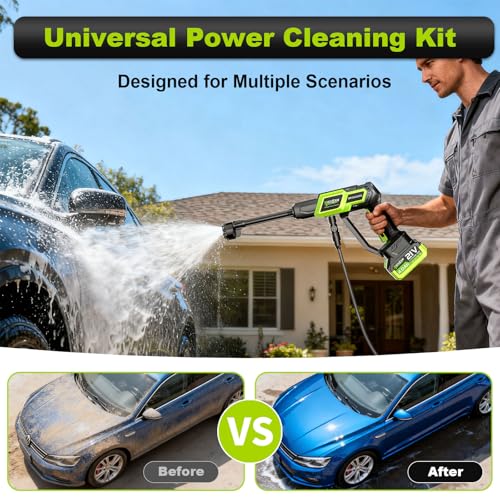 Image of Highsam Cordless Handheld Washer for Car, Brushless Portable Cleaning Tool