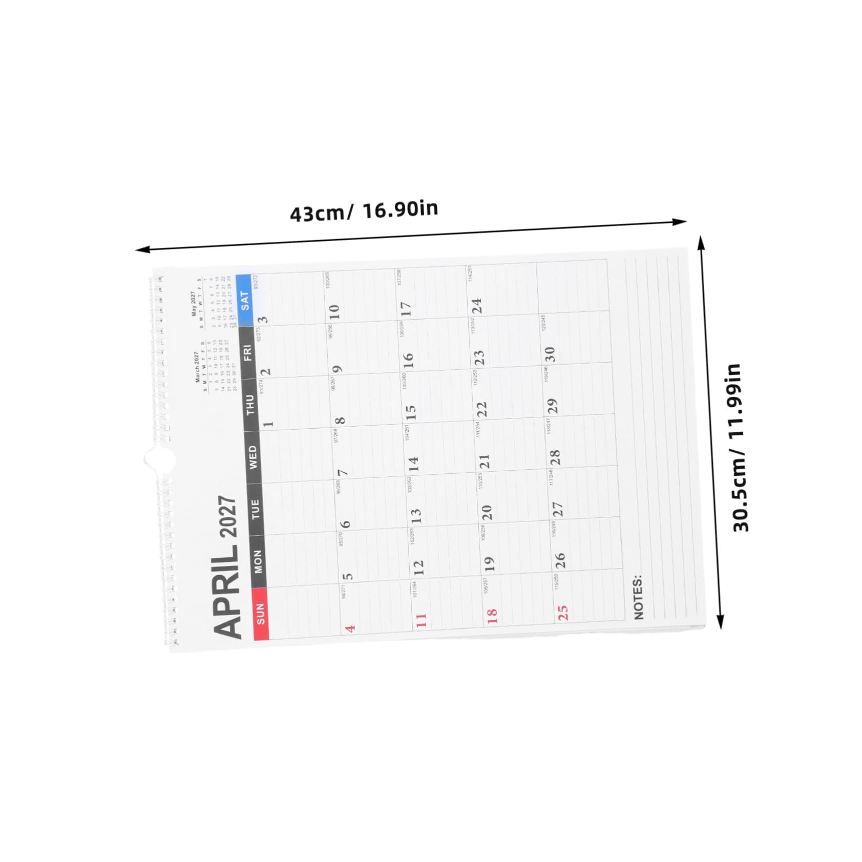 5 Stück Wandkalender Monate Englischer Monatsplaner mit Jahresübersicht Modernes Design Tägliche Terminplanung für Büro Schule und Zuhause Effiziente Zeitverwaltung